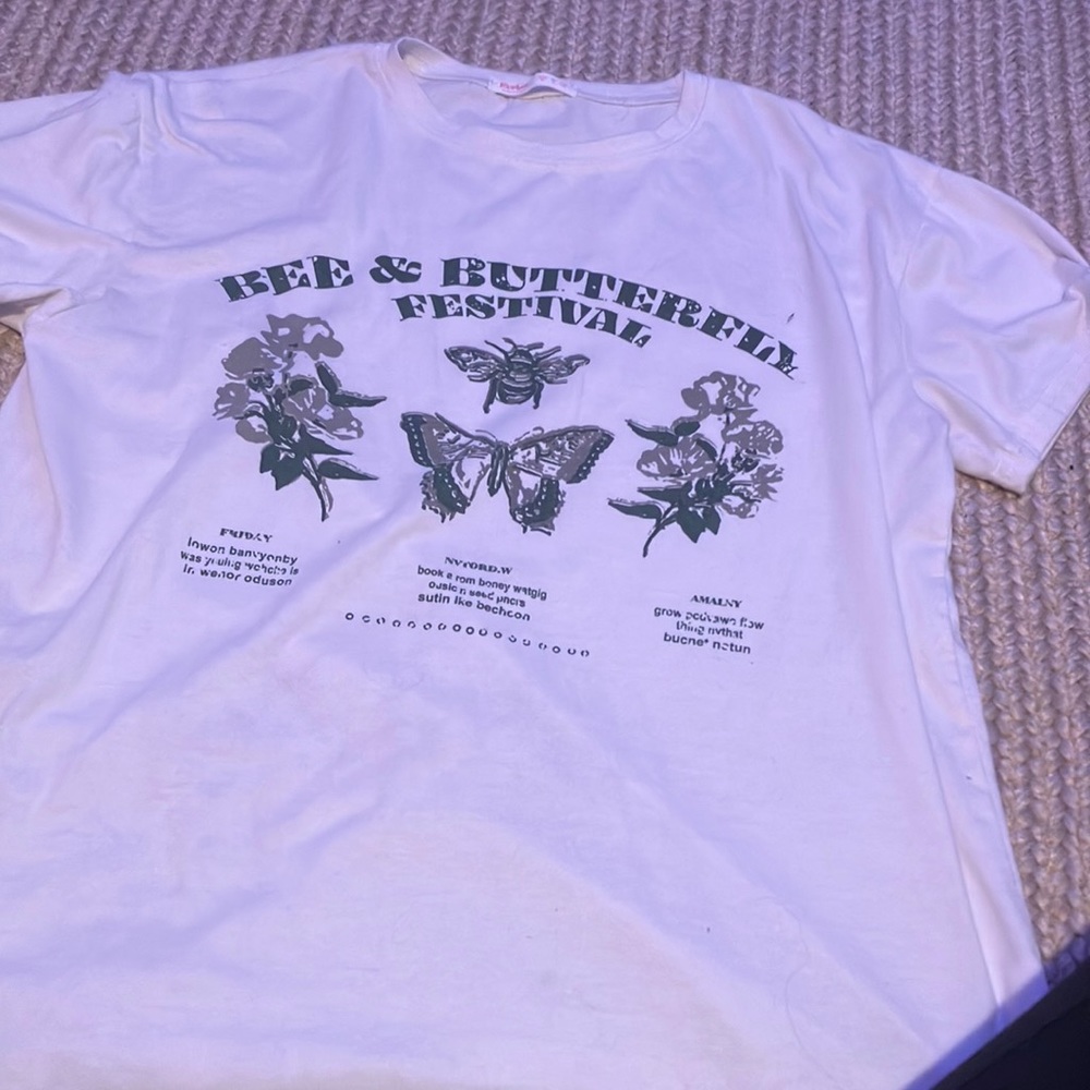 Vintage butterfly t shirt